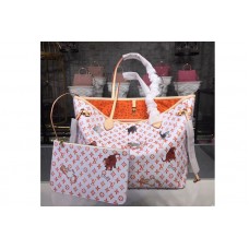 Louis Vuitton M44459 LV Neverfull Bags Transformed Monogram canvas White Louis Vuitton M44459 LV Neverfull Bags Transformed Monogram canvas White