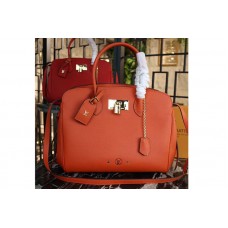 Louis Vuitton M51445 LV Veau Nuage Leather Milla MM Bags Orange