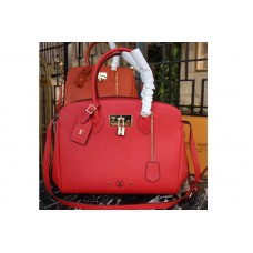 Louis Vuitton M55025 LV Veau Nuage Leather Milla MM Bags Red