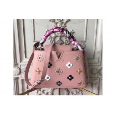Louis Vuitton M54310 Capucines BB taurillon Leather Bags Pink Louis Vuitton M54310 Capucines BB taurillon Leather Bags Pink