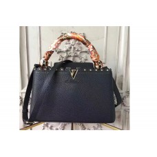 Louis Vuitton M94586 Capucines BB Taurillon Leather Bags Black Louis Vuitton M94586 Capucines BB Taurillon Leather Bags Black