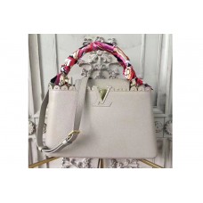 Louis Vuitton M94586 Capucines BB Taurillon Leather Bags Grey Louis Vuitton M94586 Capucines BB Taurillon Leather Bags Grey