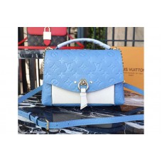 Louis Vuitton M44308 LV Monogram Empreinte Blanche BB Bags Bleu Jean Louis Vuitton M44308 LV Monogram Empreinte Blanche BB Bags Bleu Jean