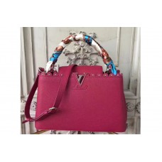Louis Vuitton M94586 Capucines BB Taurillon Leather Bags Red Louis Vuitton M94586 Capucines BB Taurillon Leather Bags Red