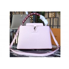 Louis Vuitton M52384 LV Taurillon Leather Capucines BB Bags Pink Louis Vuitton M52384 LV Taurillon Leather Capucines BB Bags Pink