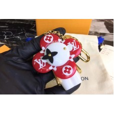 Louis Vuitton M67358 LV Golden Vendome Bag Charm and Key Holder Red Louis Vuitton M67358 LV Golden Vendome Bag Charm and Key Holder Red