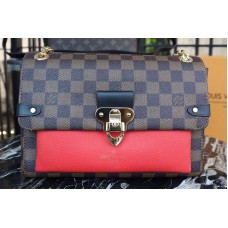 Louis Vuitton N40108 Damier Ebene Canvas Vavin PM Red Louis Vuitton N40108 Damier Ebene Canvas Vavin PM Red