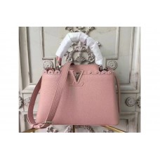 Louis Vuitton M48864 Capucines MM Taurillon Leather Bags Pink Louis Vuitton M48864 Capucines MM Taurillon Leather Bags Pink