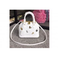 Louis Vuitton M52885 Alma BB Bags Epi Leather White Louis Vuitton M52885 Alma BB Bags Epi Leather White