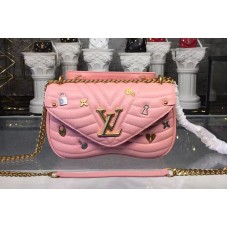 Louis Vuitton M53214 New Wave Chain Bag New Wave Leather Rose Louis Vuitton M53214 New Wave Chain Bag New Wave Leather Rose