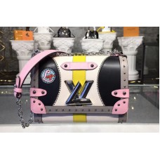 Louis Vuitton M54281 Twist MM Bags Epi Leather White/Black