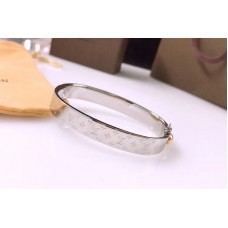 Louis Vuitton M00249 Nanogram Cuff Bracelet and Bangle Silver Louis Vuitton M00249 Nanogram Cuff Bracelet and Bangle Silver