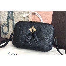 Louis Vuitton M44593 LV Saintonge Bags Monogram Empreinte Leather Black Louis Vuitton M44593 LV Saintonge Bags Monogram Empreinte Leather Black