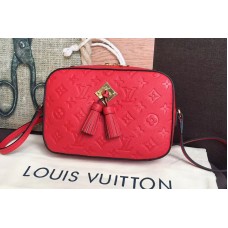 Louis Vuitton M44606 LV Saintonge Bags Monogram Empreinte Leather Red Louis Vuitton M44606 LV Saintonge Bags Monogram Empreinte Leather Red