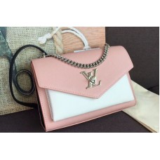 Louis Vuitton M52777 LV Soft Calfskin Mylockme BB Bags Pink Louis Vuitton M52777 LV Soft Calfskin Mylockme BB Bags Pink