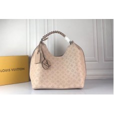 Louis Vuitton M53188 LV Carmel hobo bag Mahina Leather Creme