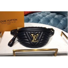 Louis Vuitton M53750 LV New Wave Bumbag Black Leather Louis Vuitton M53750 LV New Wave Bumbag Black Leather