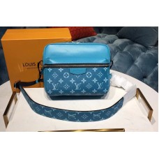 Louis Vuitton M30241 Outdoor Messenger Taiga Leather Blue Louis Vuitton M30241 Outdoor Messenger Taiga Leather Blue