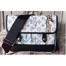 Louis Vuitton M54248 Lion Messenger PM Encre Bags White Louis Vuitton M54248 Lion Messenger PM Encre Bags White