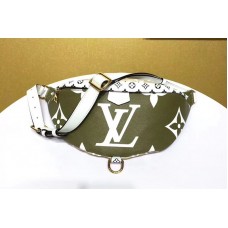 Louis Vuitton M44611 LV Bumbag Monogram Canvas Khaki Green/Beige Louis Vuitton M44611 LV Bumbag Monogram Canvas Khaki Green/Beige