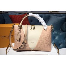 Louis Vuitton M44422 LV V Tote MM Monogram Empreinte Leather Beige Rosé Crème Louis Vuitton M44422 LV V Tote MM Monogram Empreinte Leather Beige Rosé Crème
