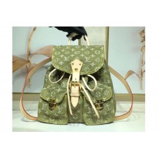 Louis Vuitton M44460 Backpack Monogram Denim Green Louis Vuitton M44460 Backpack Monogram Denim Green