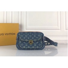 Louis Vuitton M44466 Bumbag Bag Monogram Denim Blue Louis Vuitton M44466 Bumbag Bag Monogram Denim Blue