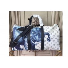 Louis Vuitton M54130 Monogram Canvas Keepall 45 Bandouliere Bags Louis Vuitton M54130 Monogram Canvas Keepall 45 Bandouliere Bags