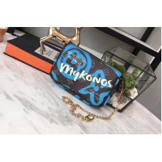 Louis Vuitton M58009 Monogram Canvas Mini Pochette Accessoires Blue Louis Vuitton M58009 Monogram Canvas Mini Pochette Accessoires Blue