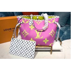 Louis Vuitton M44588 LV Neverfull MM Bags Monogram coated canvas Pink Louis Vuitton M44588 LV Neverfull MM Bags Monogram coated canvas Pink