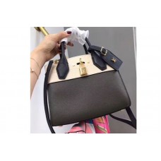 Louis Vuitton M53804 LV City Steamer Mini Bags Cream/Gray Taurillon leather Louis Vuitton M53804 LV City Steamer Mini Bags Cream/Gray Taurillon leather