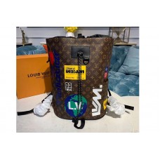 Louis Vuitton M44615 LV Chalk Backpack Monogram Canvas Louis Vuitton M44615 LV Chalk Backpack Monogram Canvas