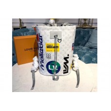 Louis Vuitton M44616 LV Chalk Backpack White Monogram Canvas Louis Vuitton M44616 LV Chalk Backpack White Monogram Canvas