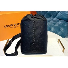 Louis Vuitton M44633 LV Chalk Sling Bag Black Monogram Shadow Louis Vuitton M44633 LV Chalk Sling Bag Black Monogram Shadow