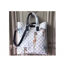 Louis Vuitton Monogram Canvas Tote NS White M54127