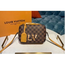 Louis Vuitton N40178 LV Santa Monica Bags Damier Ebene Canvas Safran Yellow Louis Vuitton N40178 LV Santa Monica Bags Damier Ebene Canvas Safran Yellow
