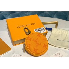 Louis Vuitton M68291 LV Yellow Monogram Denim Bag Charm Key Holder Louis Vuitton M68291 LV Yellow Monogram Denim Bag Charm Key Holder