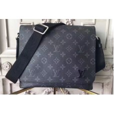 Louis Vuitton M44000 Monogram Eclipse Canvas District PM Bags Louis Vuitton M44000 Monogram Eclipse Canvas District PM Bags