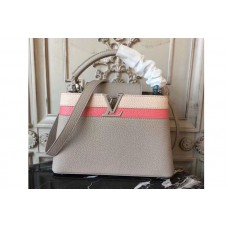 Louis vuitton M48864 LV Capucines MM Bags Gray Taurillon leather Louis vuitton M48864 LV Capucines MM Bags Gray Taurillon leather