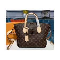 Louis Vuitton M44360 LV Flower Zipped Tote MM Bags Monogram Canvas Beige