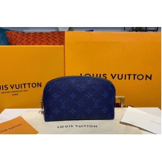 Louis Vuitton M60024 LV Cosmetic Pouch PM Bags Blue Monogram Canvas Louis Vuitton M60024 LV Cosmetic Pouch PM Bags Blue Monogram Canvas