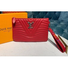 Louis Vuitton M67500 LV New Wave zip pochette Bags Red Calf leather Louis Vuitton M67500 LV New Wave zip pochette Bags Red Calf leather