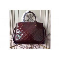 Louis Vuitton M50167 Monogram Vernis Montaigne MM Bags Purple Louis Vuitton M50167 Monogram Vernis Montaigne MM Bags Purple