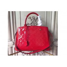 Louis Vuitton Montaigne MM Monogram Vernis M50167 Red Louis Vuitton Montaigne MM Monogram Vernis M50167 Red