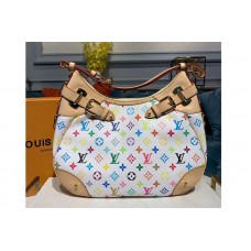 Louis Vuitton M40193 LV Monogram Multicolore Claudia Bags White Multicolore Louis Vuitton M40193 LV Monogram Multicolore Claudia Bags White Multicolore
