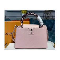 Louis Vuitton M55084 LV Capucines PM Bags Pink Taurillon Leather