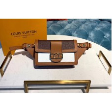 Louis Vuitton M58881 LV bumbag Dauphine Bags Blackberry Red / Snow White Taurillon Leather Louis Vuitton M58881 LV bumbag Dauphine Bags Blackberry Red / Snow White Taurillon Leather