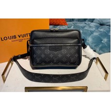 Louis Vuitton M30233 LV Outdoor Messenger Bags Black Monogram canvas and Taiga Leather Louis Vuitton M30233 LV Outdoor Messenger Bags Black Monogram canvas and Taiga Leather