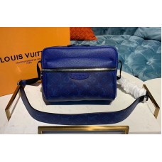 Louis Vuitton M30242 LV Outdoor Messenger Bags Blue Monogram canvas and Taiga Leather Louis Vuitton M30242 LV Outdoor Messenger Bags Blue Monogram canvas and Taiga Leather