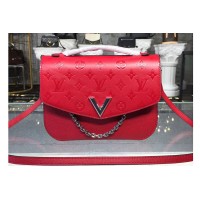 Louis Vuitton M51682 LV Very Messenger Very Leather Bags Red Louis Vuitton M51682 LV Very Messenger Very Leather Bags Red